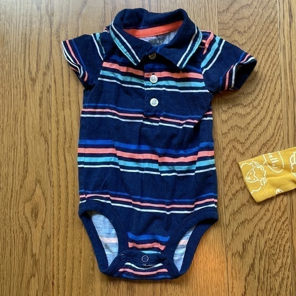 3 Onesies Short Long Sleeve Carter’s 3 Months